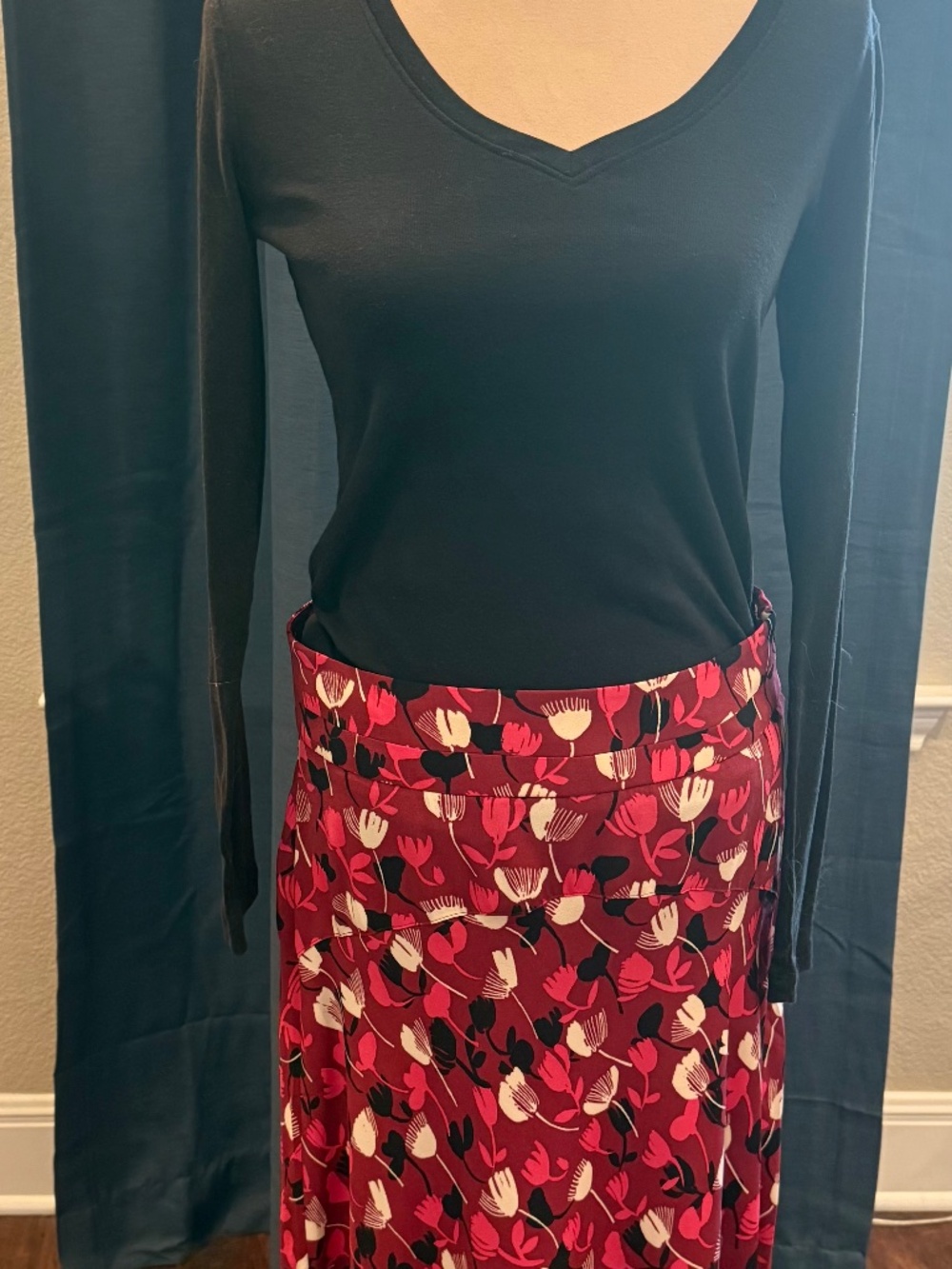 Cabi Joyride Corsage Midi Skirt